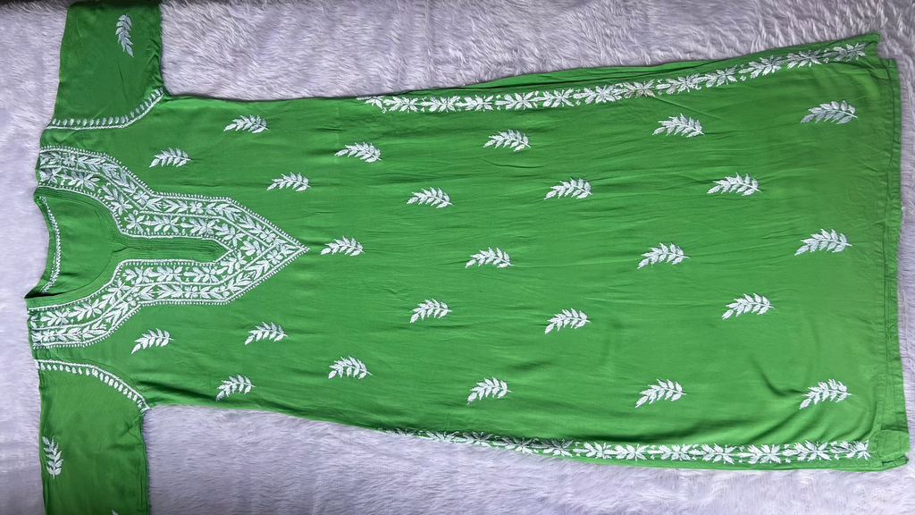 Sarah Green Rayon Long Kurti