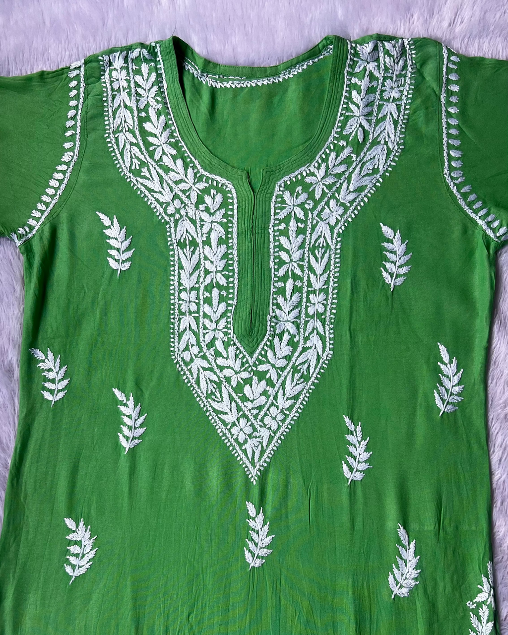 Sarah Green Rayon Long Kurti