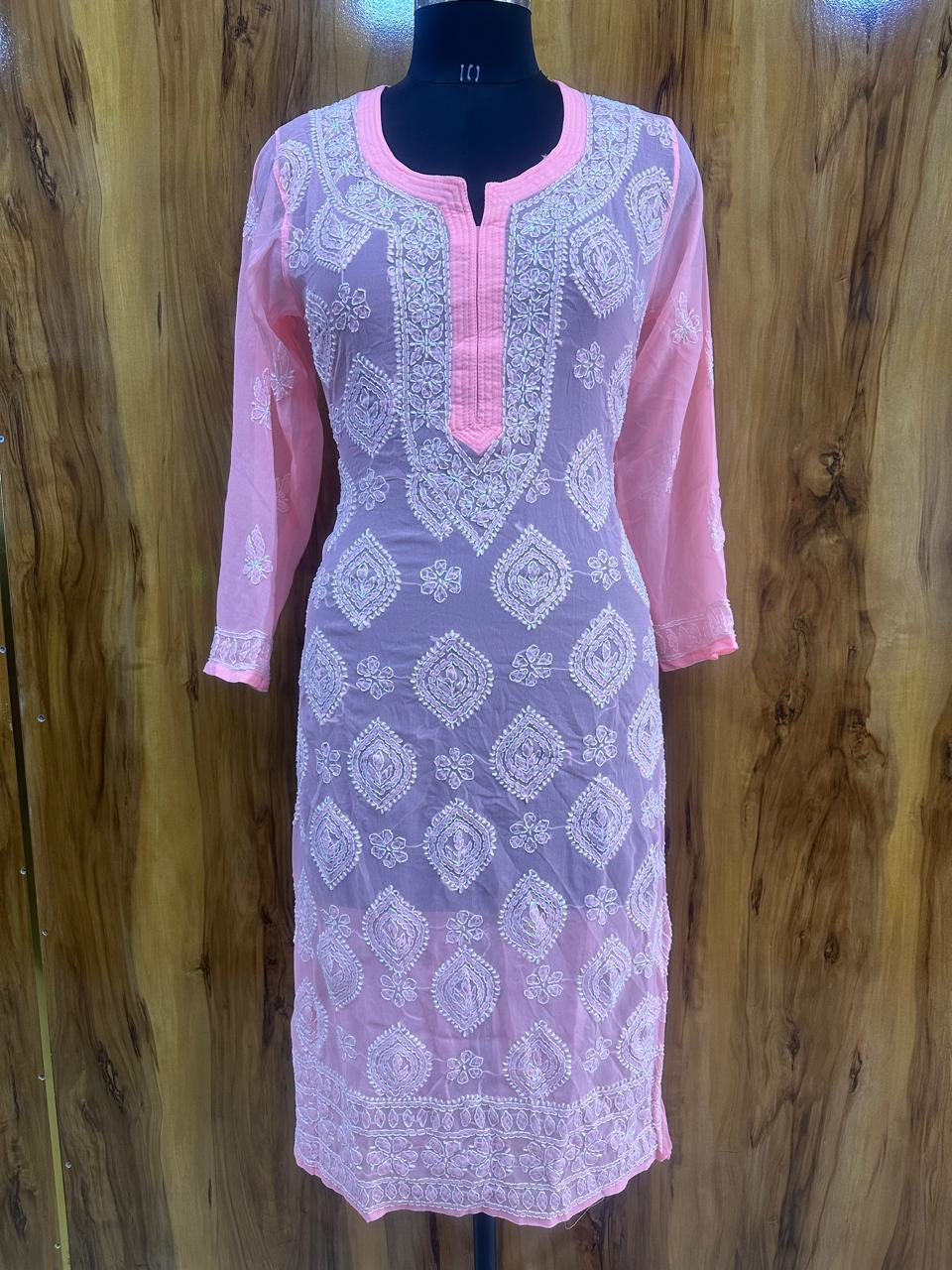 Nagma Rayon Mukesh - Chikankari Kurti