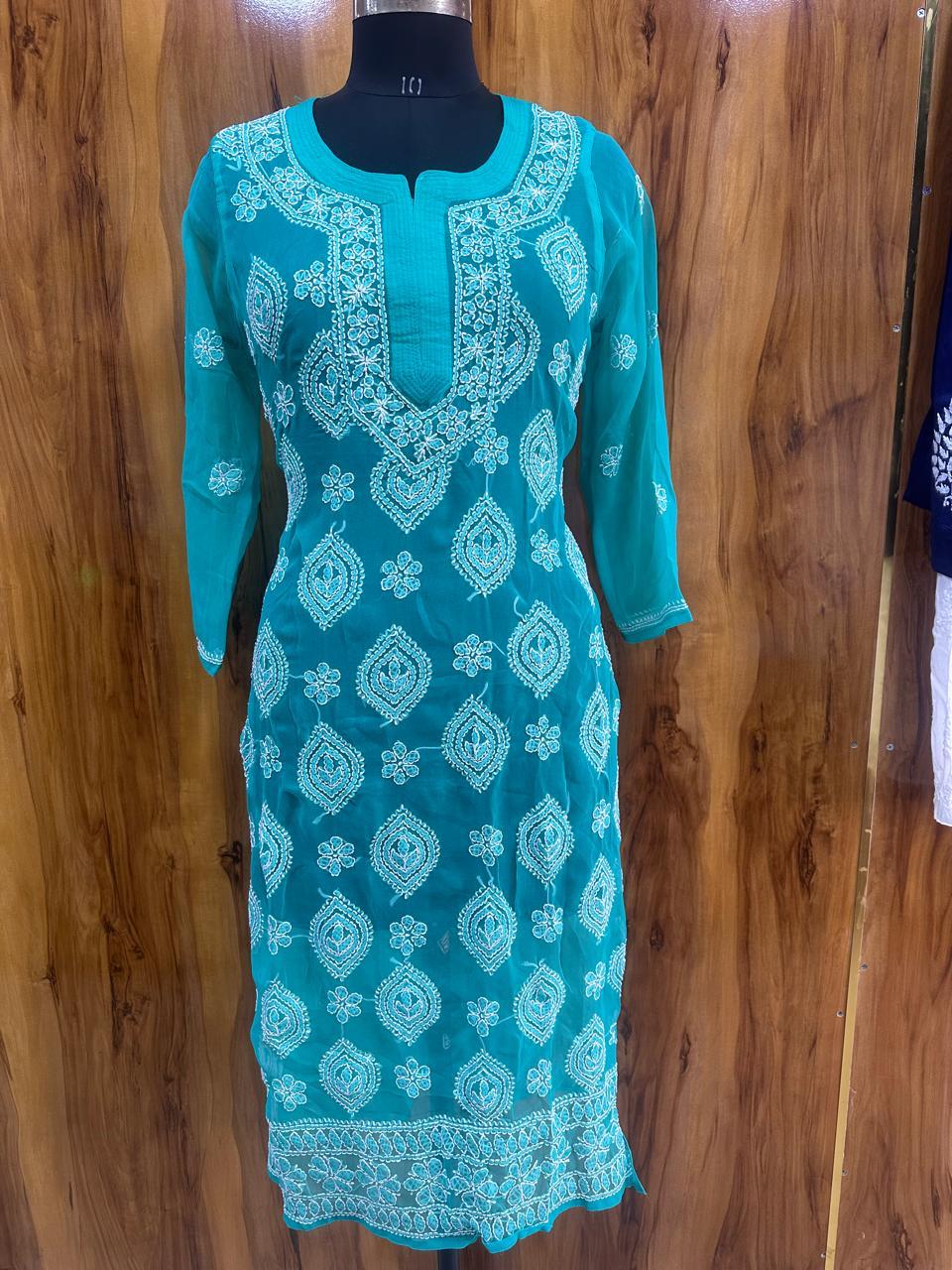 Nagma Rayon Mukesh - Chikankari Kurti